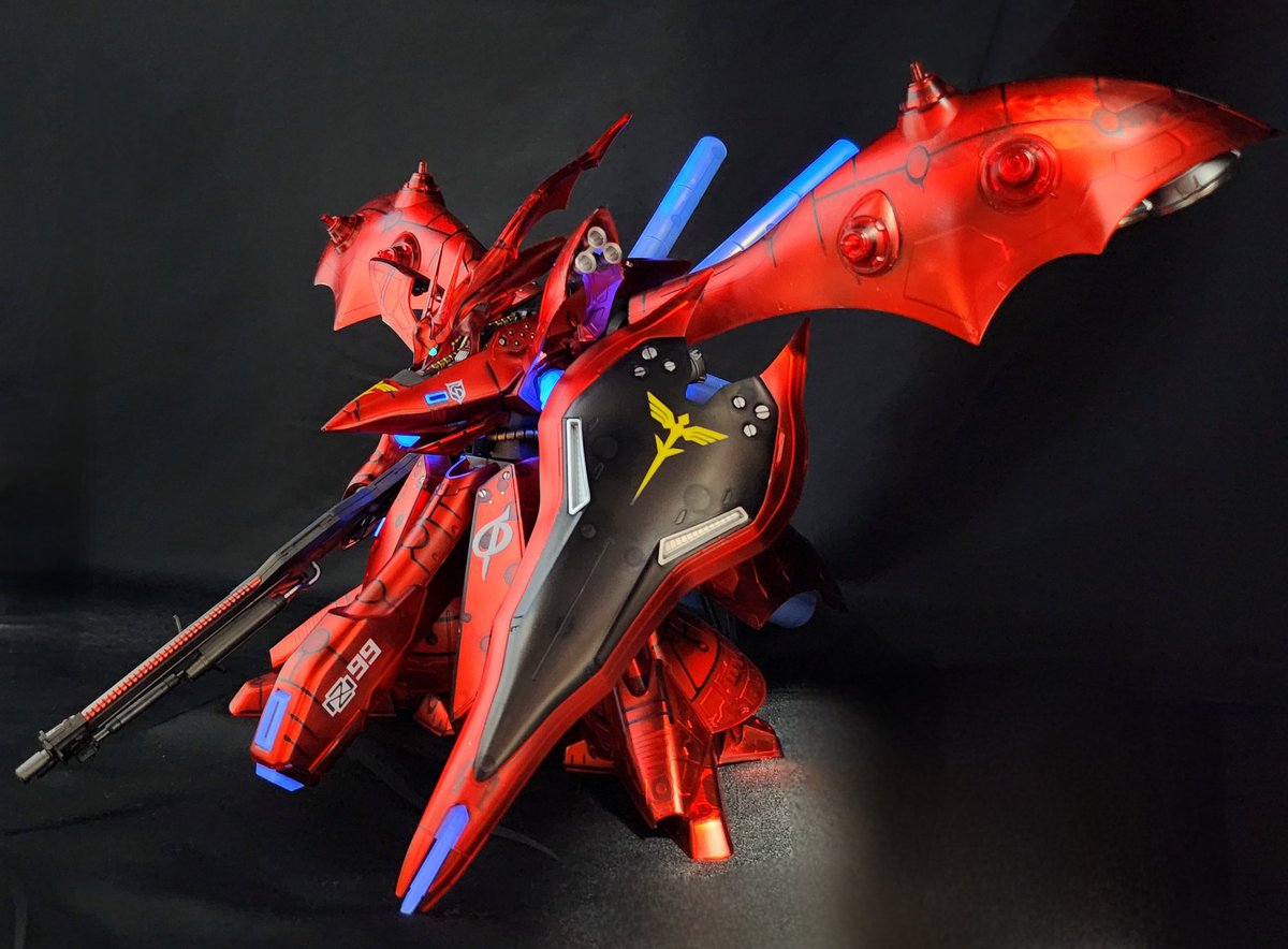HG ナイチンゲール　メッキ　海外製 HG ナイチンゲール[クリアカラー]完成しました❗ 今回も裏側塗装して