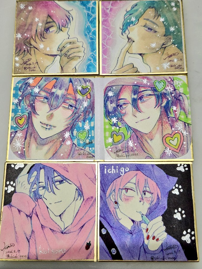 絵画⭐︎題名はだれも知らない 　抽象+ゴシックのこころみ 進捗)アナログ豆色紙 ｾﾞｰﾊｰ(;;;´Д｀;;;)ｾﾞｰﾊｰ マジでコピックの方が