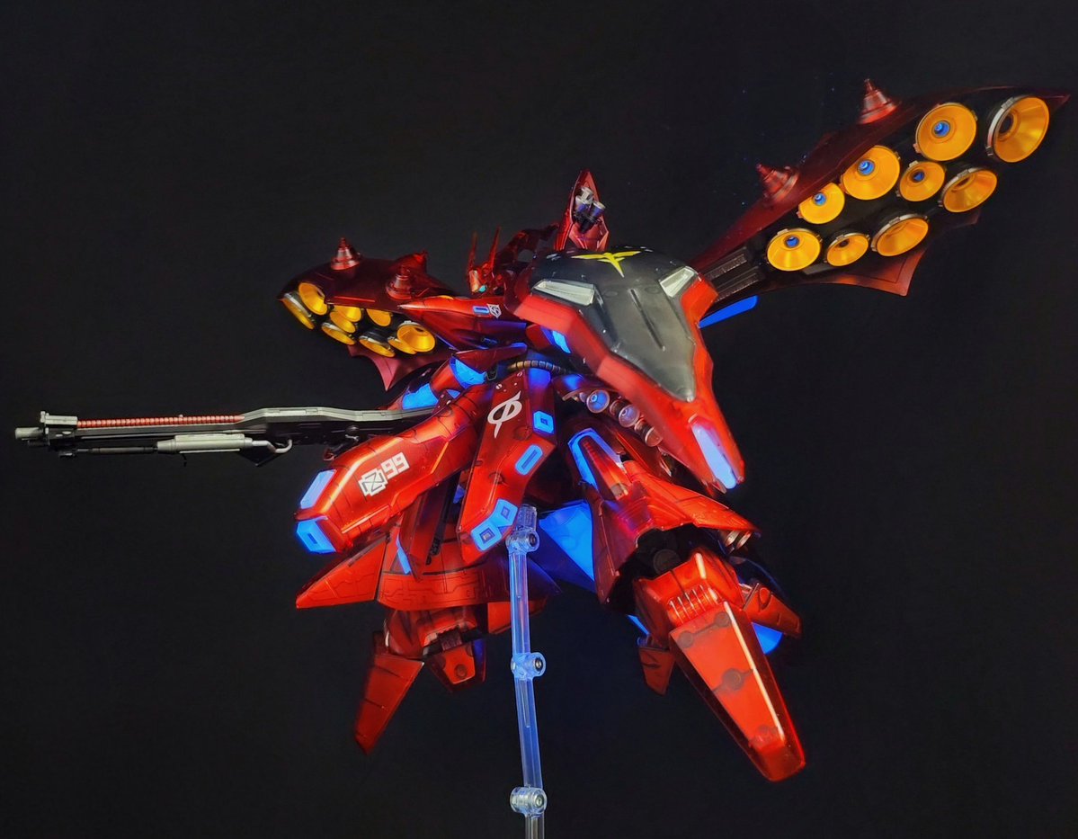 HG ナイチンゲール[クリアカラー]完成しました❗ 今回も裏側塗装して