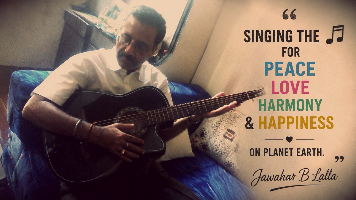 JLallapage's tweet photo. Through #songs and #music, let us #unite the #world in #peace, #love, #joy, and #happiness, creating a #harmonious #world for all.
𝒥𝒶𝓌𝒶𝒽𝒶𝓇 𝐵. 𝐿𝒶𝓁𝓁𝒶
#Technology& #IT #Consultant / #Writer/#Speaker/ #Blogger/ #Podcaster/
#DigitalInfluencer #AIconsultant https://t.co/BVuj6cfSVW