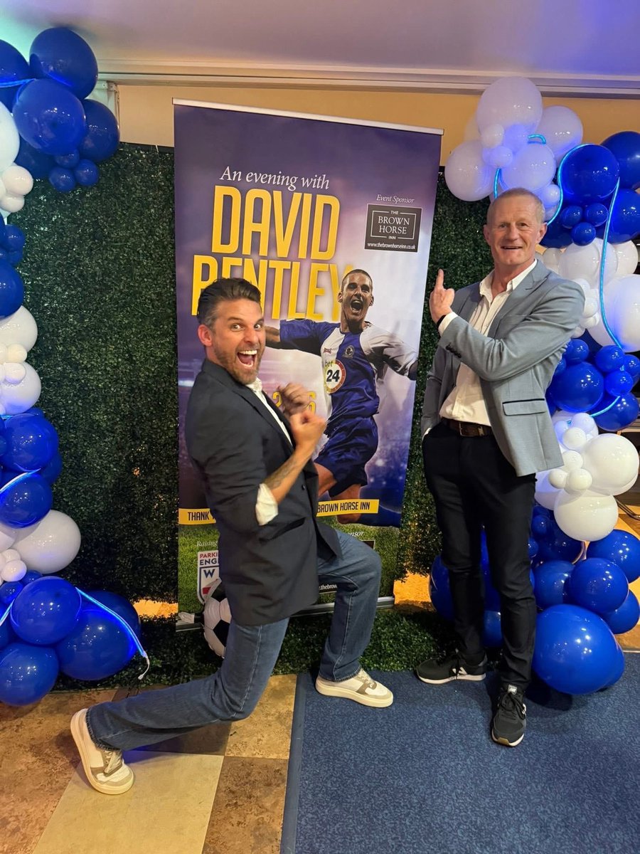 1875legends's tweet photo. What A Fantastic Evening With David Bentley, Colin Hendry and Mike Newell Also In Attendance.
The Event Was Hilarious, Lots Of Stories From David's Career, The Auction Was Extremley Successful And Raised Lots Of Money For A Wondeful Charity.
@AndyBayes  Was Amazing As Always 👏🏻 https://t.co/Pyk6kQhCg8