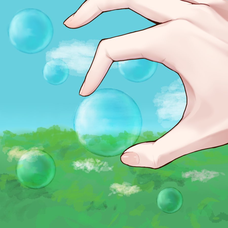 illust_Yuuda's tweet photo. 🫧 https://t.co/kudoKtetPf