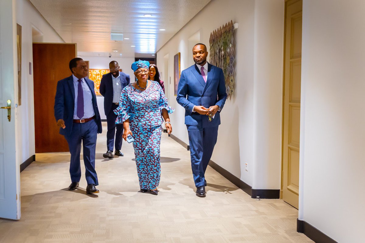 bosuntijani's tweet photo. Sincere appreciation to Dr. @NOIweala Director-General of the @wto, for making the time to meet with me in Geneva on the margins of the @ITU Council this past week.

I valued our excellent conversation on the intersection of trade, technology, and artificial intelligence in an increasingly interconnected global digital economy, and the importance of ensuring that developing economies are positioned to fully participate in the opportunities emerging from this transformation.

As technology continues to reshape global commerce and productivity, Nigeria remains committed not only to preparing for the future, but to helping shape it through innovation, digital infrastructure, talent development, and stronger global collaboration towards shared prosperity for our people.