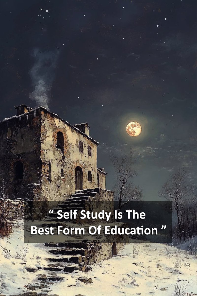 charlivlb's tweet photo. Self Study Is The Best Form Of Education...!
#quote #lifequote #best #study #selfstudy #education https://t.co/8q5vhsKK8n