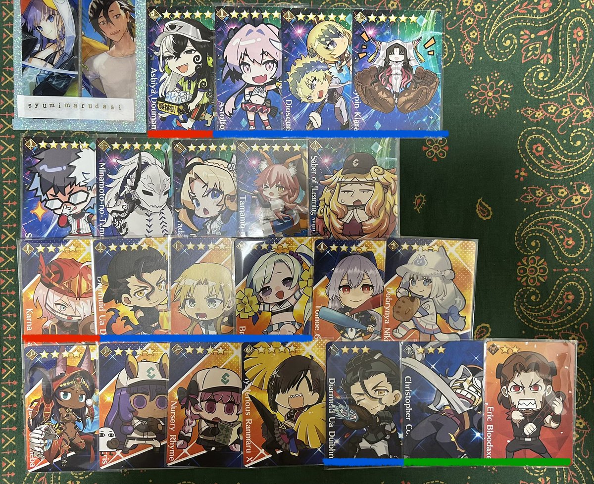 交換/譲渡】 FGO Fate/Final Journey リヨ ミニ最終再臨 コレクション