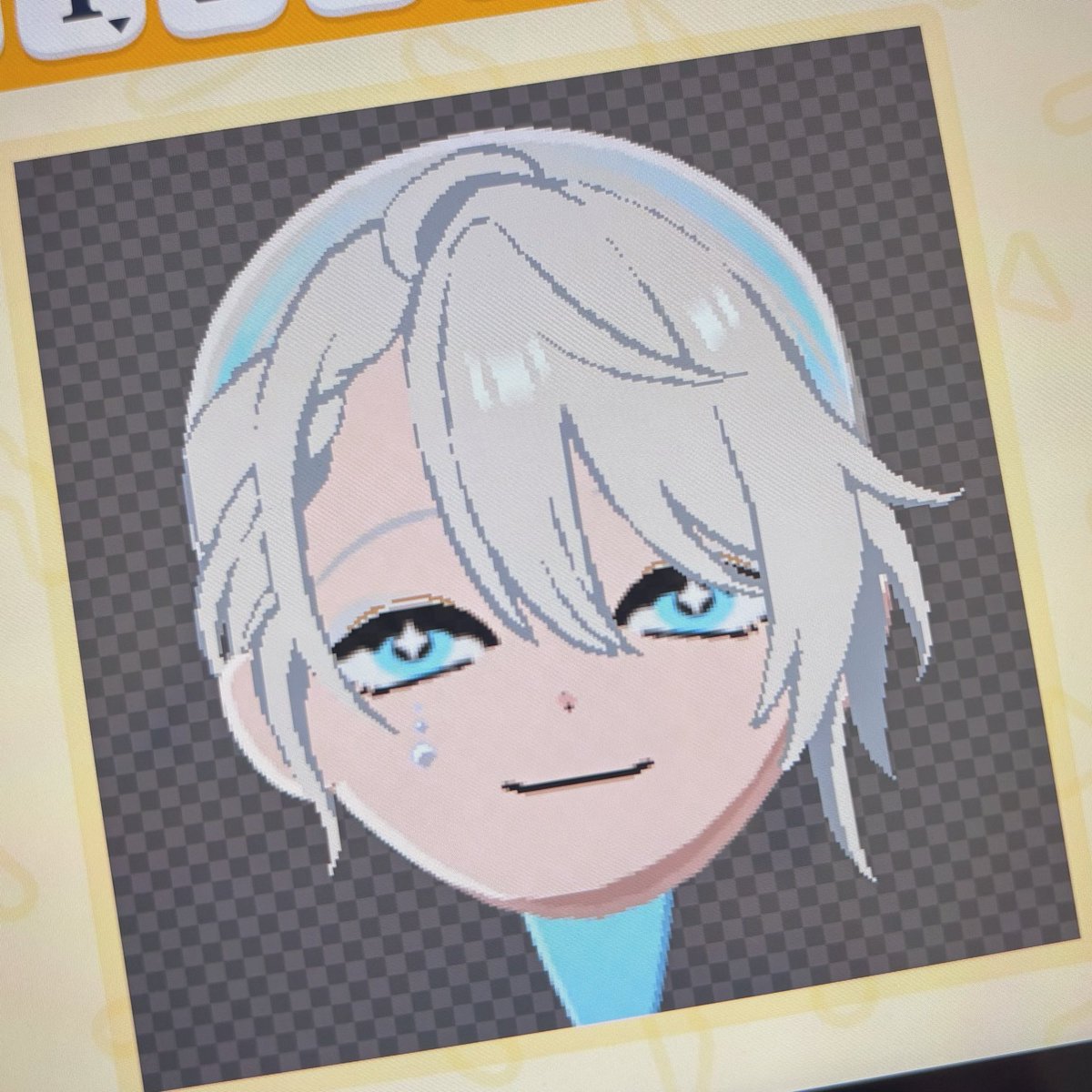 omochiko__'s tweet photo. これはハチャメチャに頑張った前髪ペイント https://t.co/pxsAWuOkPq
