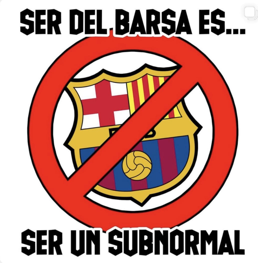 Laura2433672896's tweet photo. Odio eterno, puta Barsa 🖕 https://t.co/g0TmopbIYr