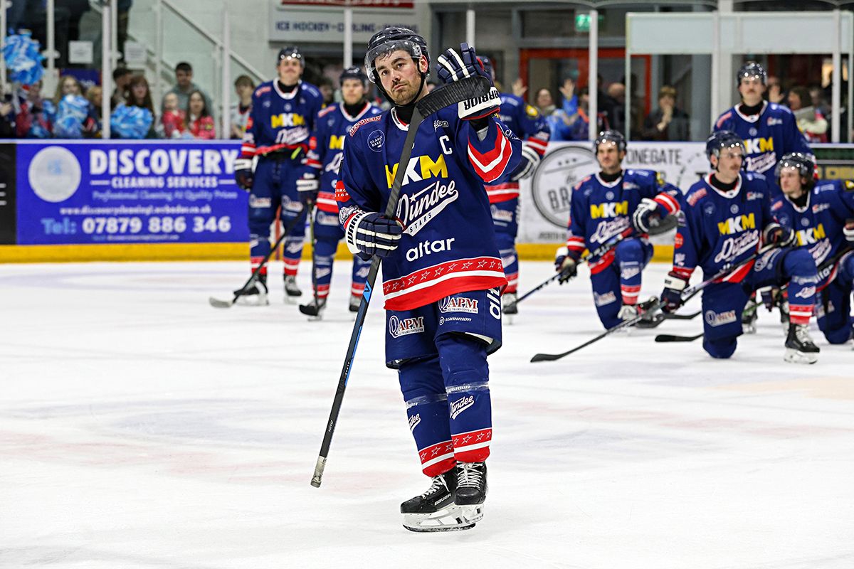 DundeeStars's tweet photo. The MKM Dundee Stars would like to thank Drydn Dow for his time with the club

A fantastic servant and captain for the Stars, Drydn leaves the club sitting 2nd all-time in games played, points scored and assists, recording 300 points during his time in Dundee

All the very best https://t.co/skSxbxX1Hu