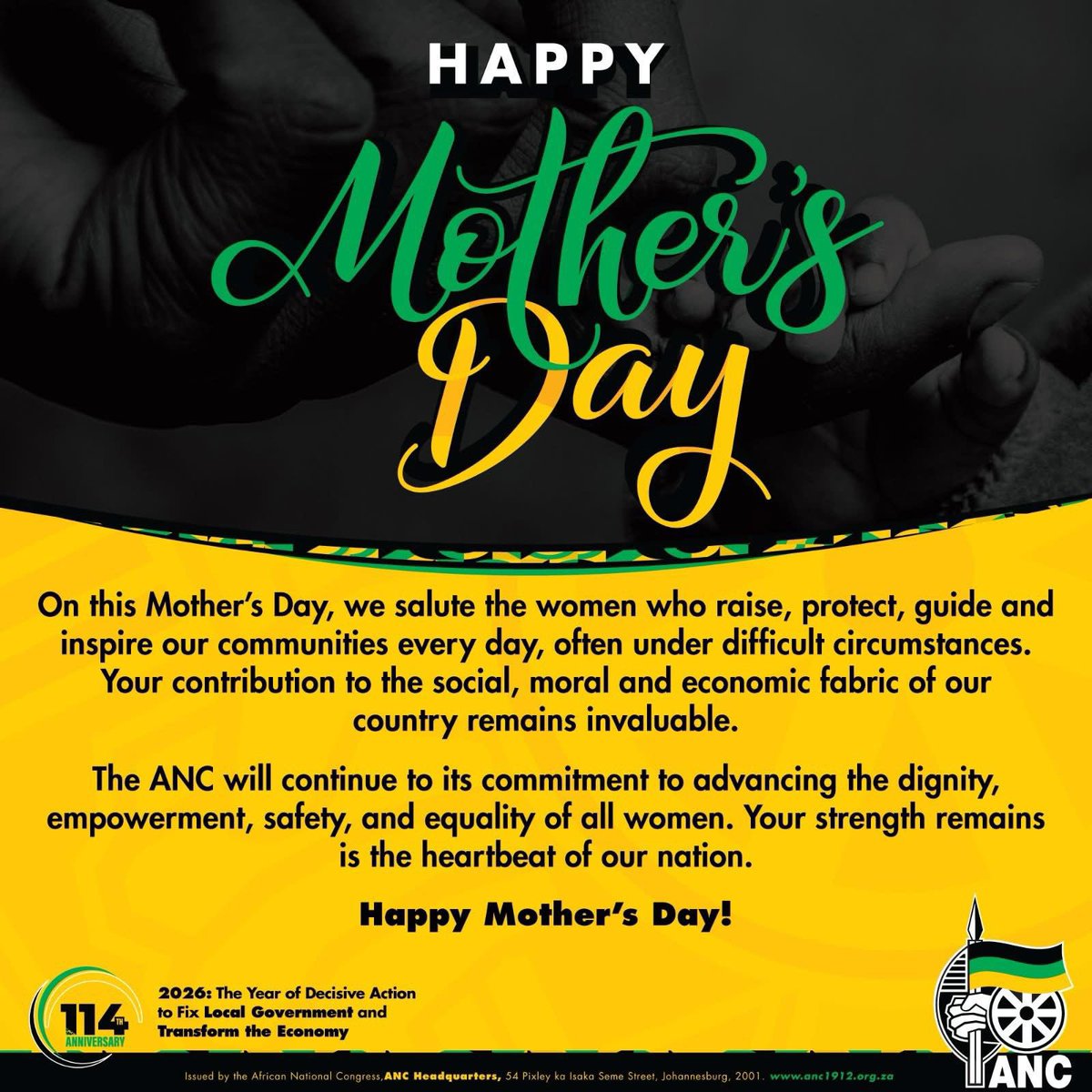 ANC Greater Joburg Region tweet media
