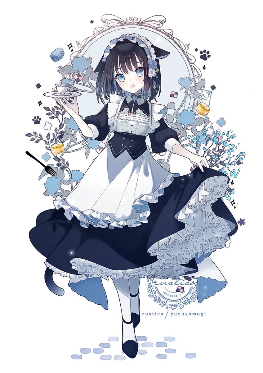☕️🍽️🐈‍⬛ #メイドの日