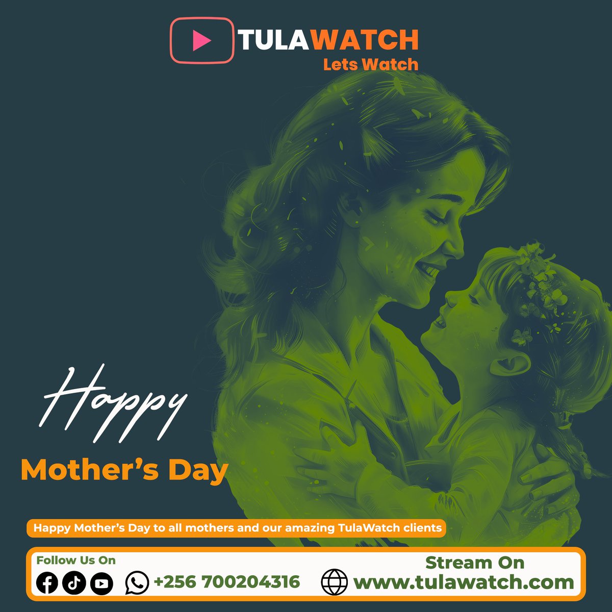 TulaWatch's tweet photo. Happy Mother’s Day to all mothers and our amazing TulaWatch* clients ❤️🌸

Thank you for being part of the TulaWatch family . Wishing you love, joy, and happiness always.

Enjoy unlimited entertainment on https://t.co/vLsl5kGdwe

Follow @TulaWatch https://t.co/dgutrILth9