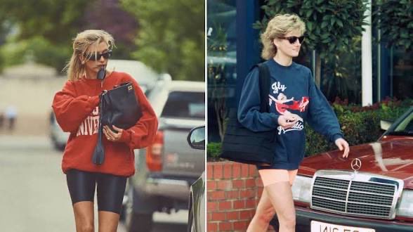 hailslips's tweet photo. i think we can ALL agree that Hailey Bieber is the modern day Princess Diana👸 https://t.co/o4Pi4OXVsd