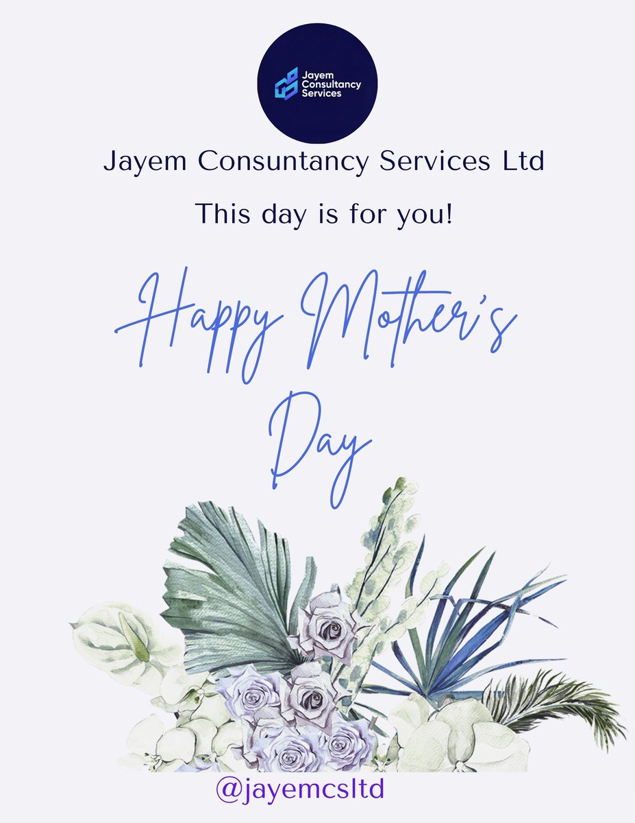 mosesjames901's tweet photo. Happy Mother’s Day from Jayem Consultancy Services Ltd! 

Today we celebrate the love, strength, and wisdom you share every day. Your care shapes our homes and inspires our journey forward. https://t.co/C6nAiPJw58