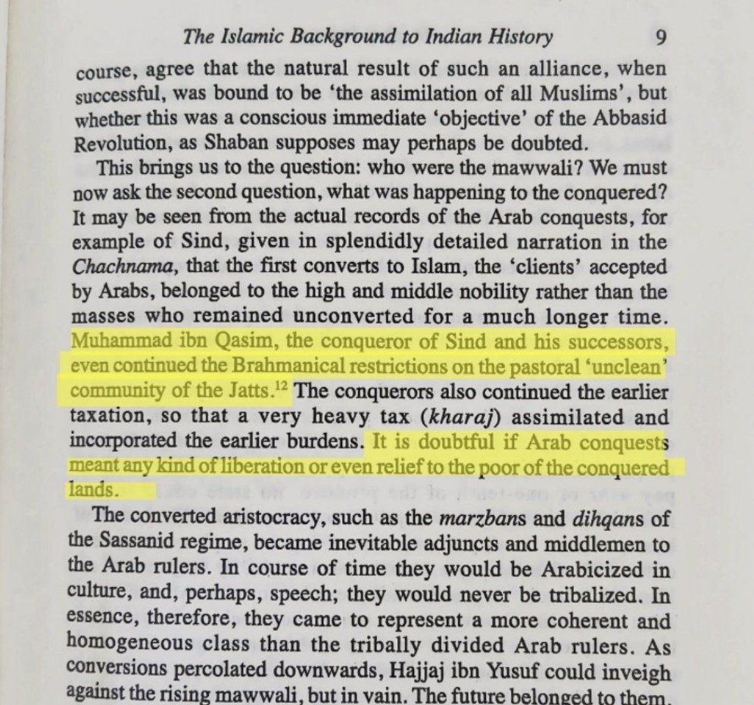 Let me slap the native of Bhikmanga country
> Hindu Shahis were classified as Brahmins as per contemporary sources
> Multan was ruled by a Brahmin king Jaswin (Chachnama)
>Qasim did the same with Muslim Jatts. So stop taking orgasms