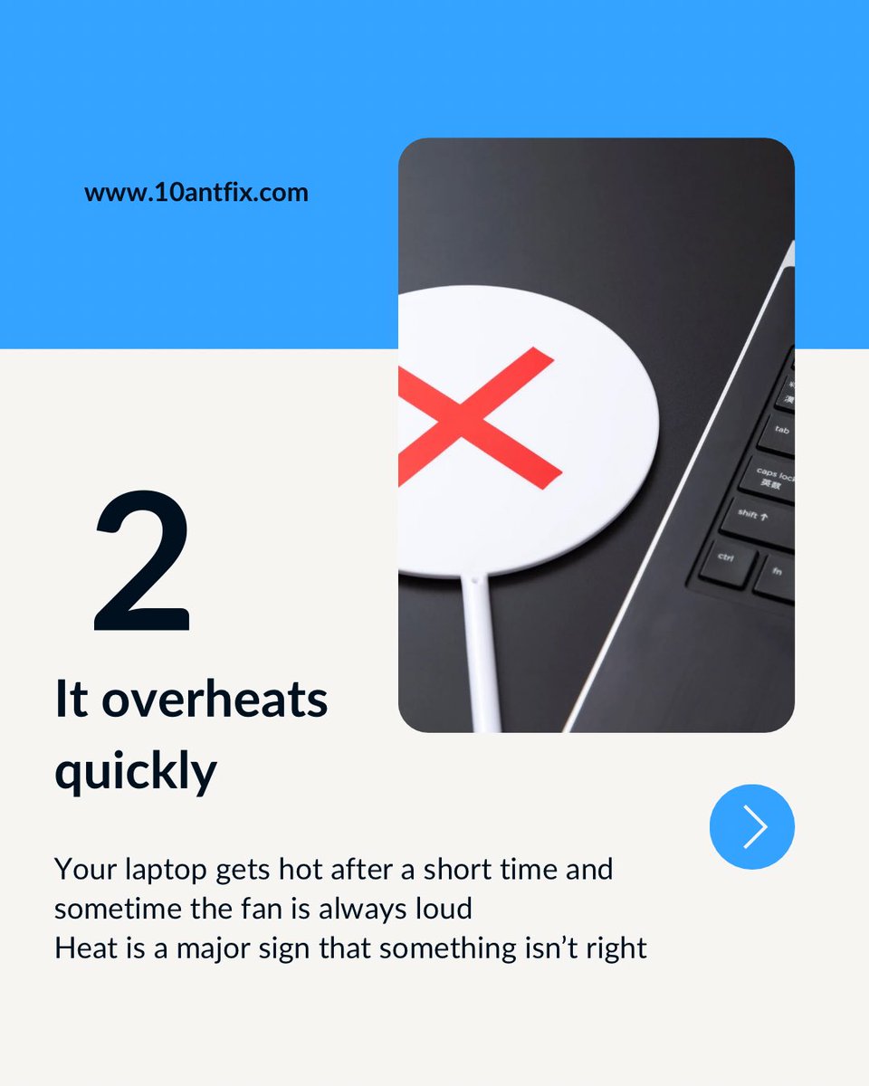 10antfix's tweet photo. That moment your laptop starts acting strange and you’re not sure what to do 

There are actually a few things you should do immediately in that situation.

We’ve broken them down for you, swipe to read and save this post. You’ll need it later 💙

#10antfix #laptoprepair https://t.co/WaGtTTY74g