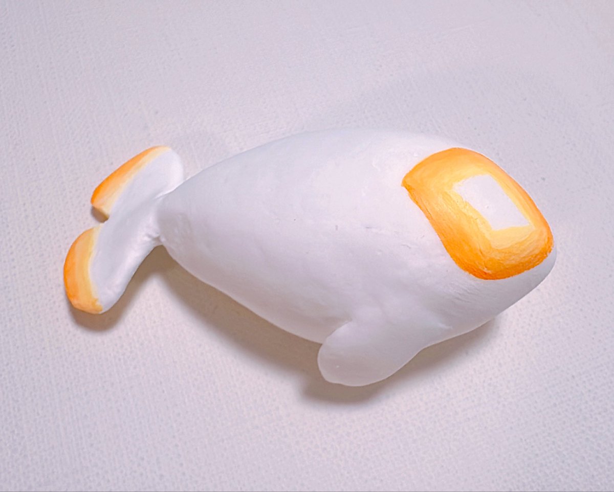 初めて紙粘土製作ヾ(*´ω`*)ﾉ 造形思うようにいかない！ けど色塗りは