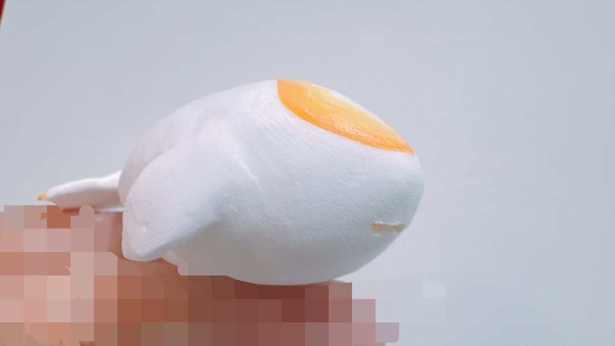 初めて紙粘土製作ヾ(*´ω`*)ﾉ 造形思うようにいかない！ けど色塗りは