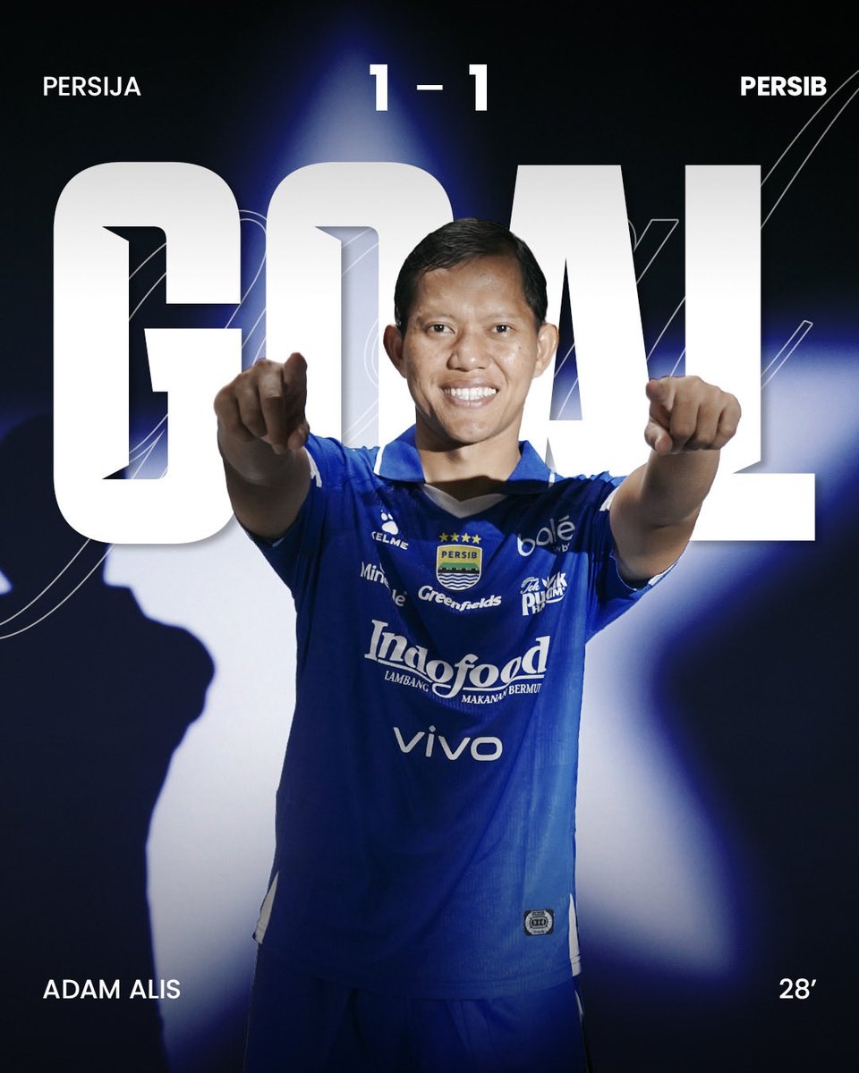 Fighting spirit seorang Adam Alis berhasil menyamakan kedudukan sore ini! 🔥🔥🔥🔥🔥

Gasskeuuun deuiiiiii #PERSIB! ⚔️⚔️🔥

#PERSIBDAY #WeArePERSIB