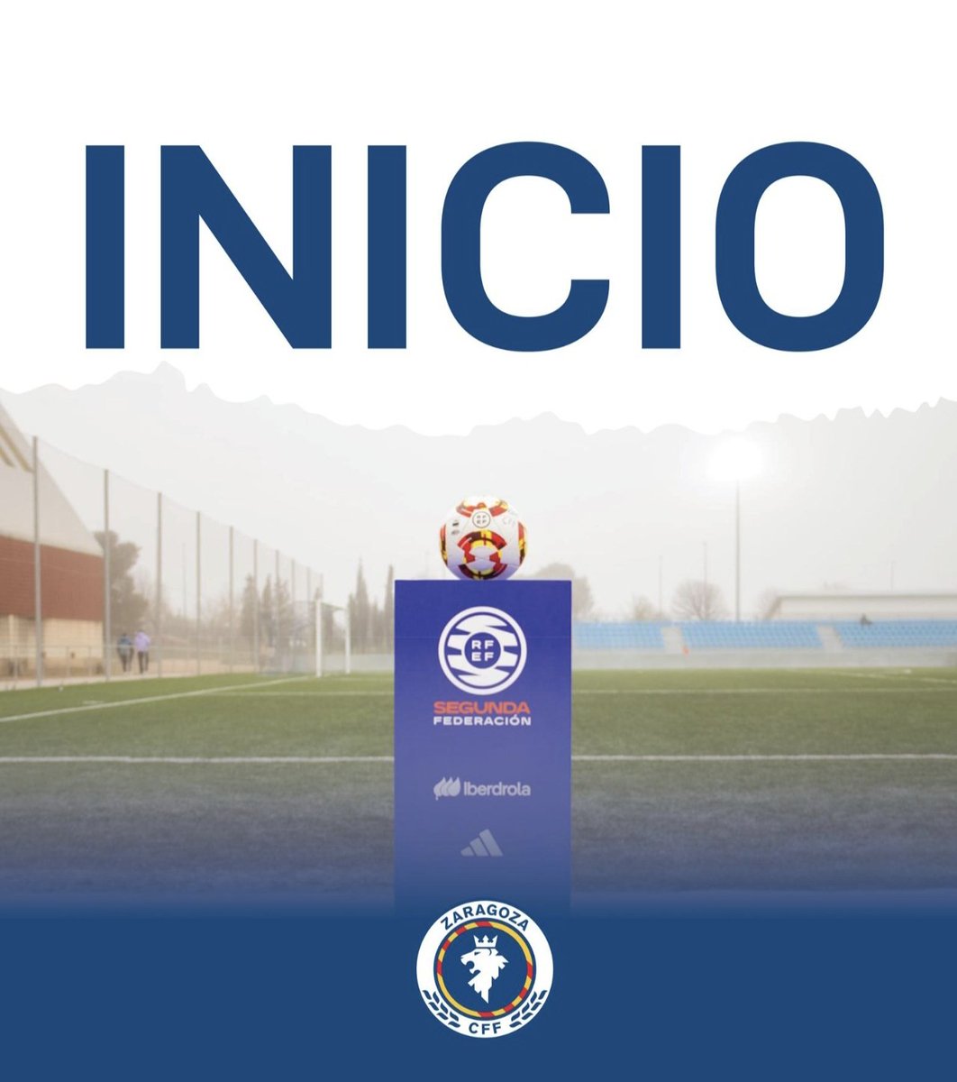 ⚽️ #SegundaRFEF | Inicio | 🔵 <a href="/fcbadalonawomen/">FC Badalona Women</a> 0 - 0 #ZaragozaCFF 🦁💙

👉🏻 Comienza la vuelta del playoff 

👉🏻 ¡A remontar el 1 a 2 de la ida!

#ZaragozaFemenino
#zaragozacff💙