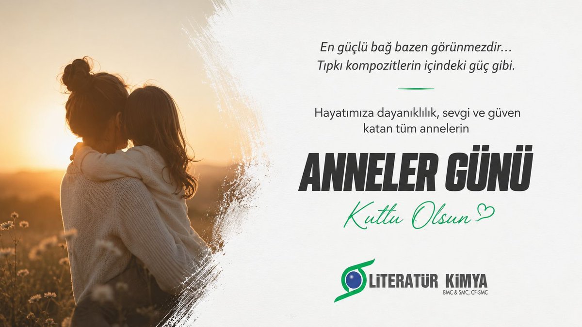LtrKimya's tweet photo. En güçlü bağ bazen görünmezdir…
Tıpkı kompozitlerin içindeki güç gibi.

Hayatımıza dayanıklılık, sevgi ve güven katan tüm annelerin Anneler Günü kutlu olsun.

Literatür Kimya

#annelergünü #kompozitsanayicileriderneği #tcma #composites #kompozit https://t.co/8uy22EFuDB