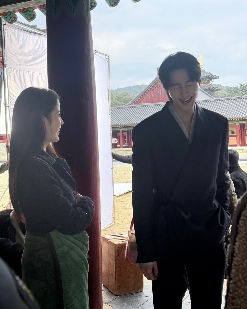 #ByeonWooSeok instagram update with #IU!
