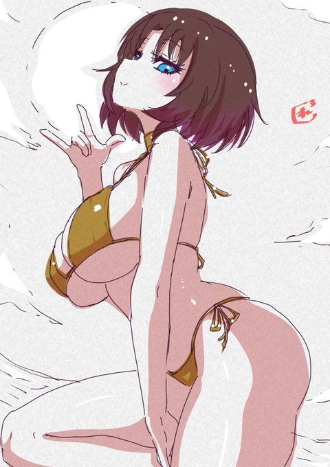 エルマラフ  
横顔っていつまでも苦手

金bikini予定 