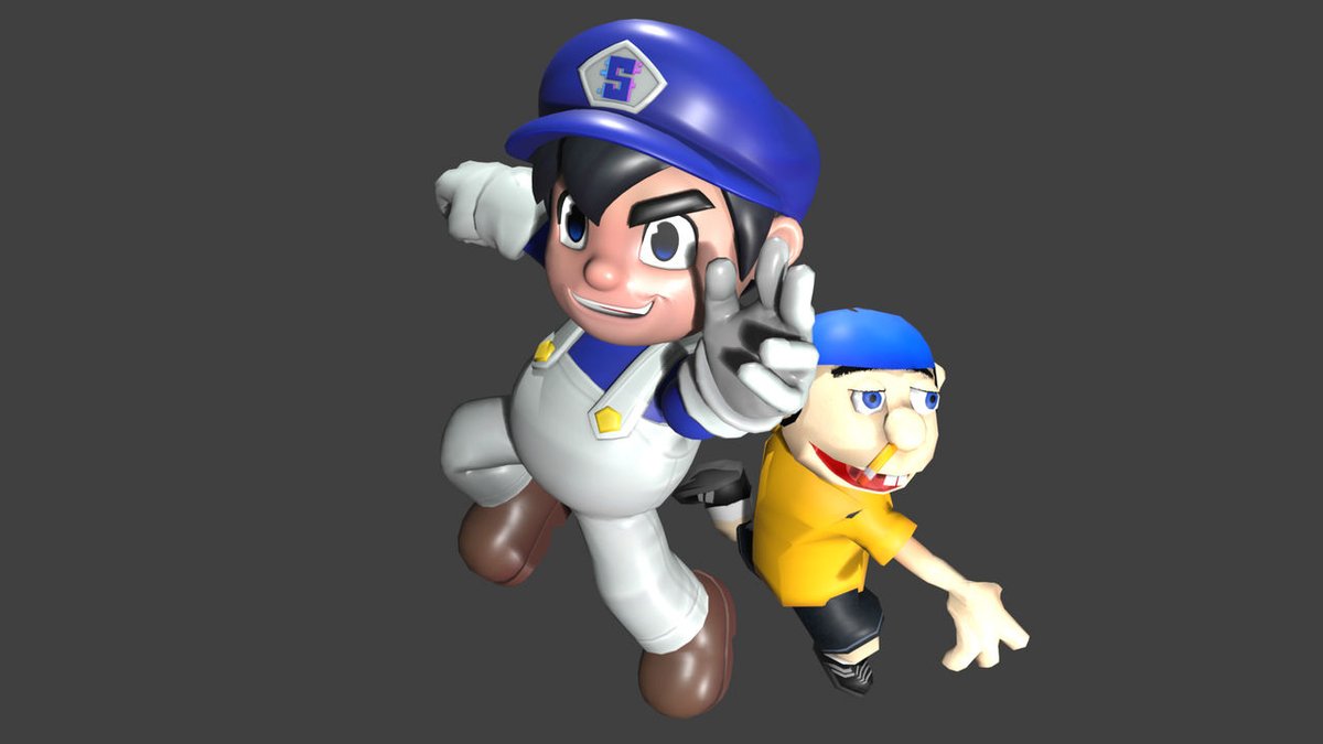 TywannMJr's tweet photo. Just made a few SMG4 and Jeffy models in Blender.
#smg4 #sml #blender #jeff4 #crossover #smljeffy #3dmodel https://t.co/LO1r1Nre4s