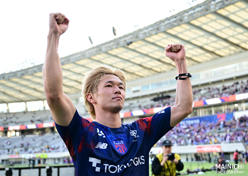 本日のヒーローです！！
#fctokyo #FC東京

写真特集▷mainichi.jp/graphs/2026051…