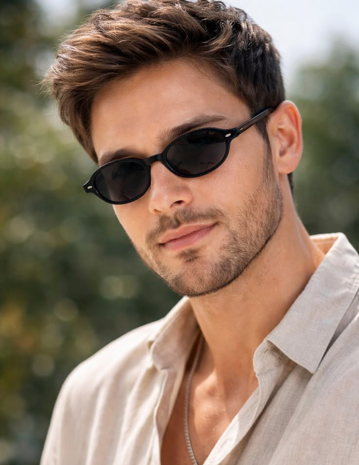 Golden Hour Male Fashion Portrait