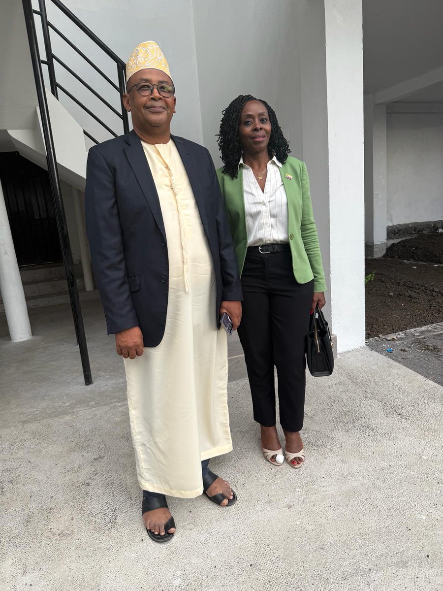 RwandaLabour's tweet photo. Yesterday, Hon. Minister @CNkulikiyinka met with Hon. Said Mohamed Ali Said, Minister of Youth, Employment, Labor, Sports, Arts, and Culture for the Union of the Comoros.

Their discussions focused on matters of mutual interest and opportunities to strengthen cooperation between Rwanda and the Union of the Comoros in areas related to labour, employment, and public service development.

The meeting reaffirmed the importance of continued collaboration and exchange of experiences in advancing effective public institutions and sustainable socio-economic development.

#Rwanda #Comoros #Labour #Employment #PublicService #RegionalCooperation