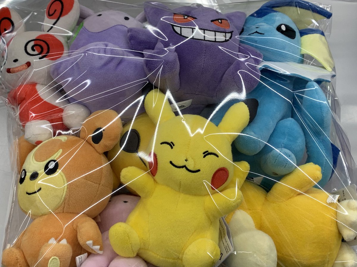ポケモン ちいかわ ぬいぐるみ 大量入荷のためセットのを出しており