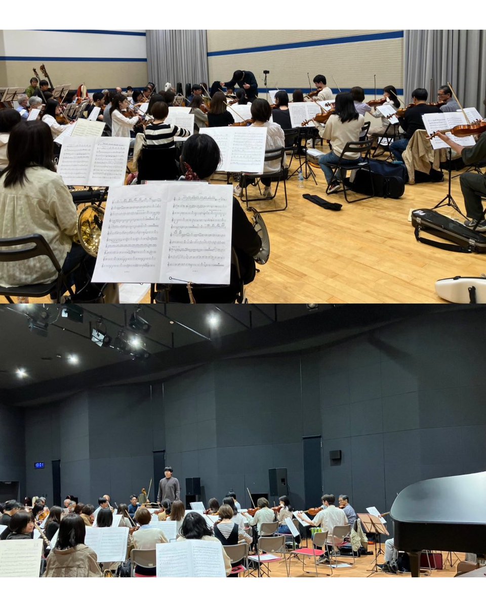FukCivicOrch's tweet photo. 5月9日・10日の2日間にわたり、指揮者 小林先生にお越しいただき、練習を実施いたしました。
ご参加いただいたエキストラの皆様、ありがとうございました。
6月21日の演奏会に向け、一丸となって準備を進めてまいります。
皆様のご来場を心よりお待ちしております。 https://t.co/y3CyzOvTqi