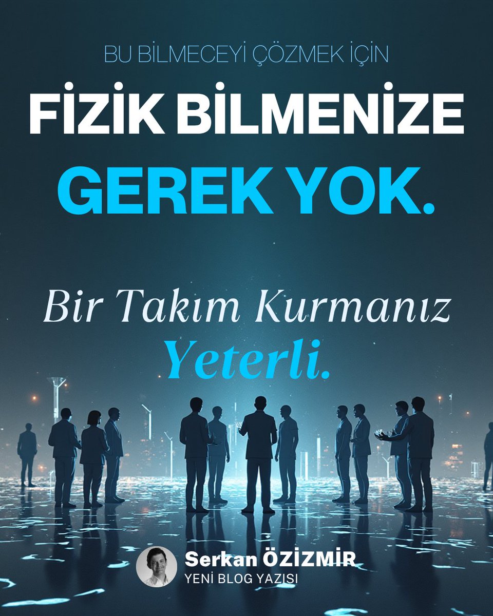 Bu Bilmeceyi Çözmek İçin Fizik Bilmenize Gerek Yok. Bir Takım Kurmanız Yeterli. open.substack.com/pub/serkanoziz…