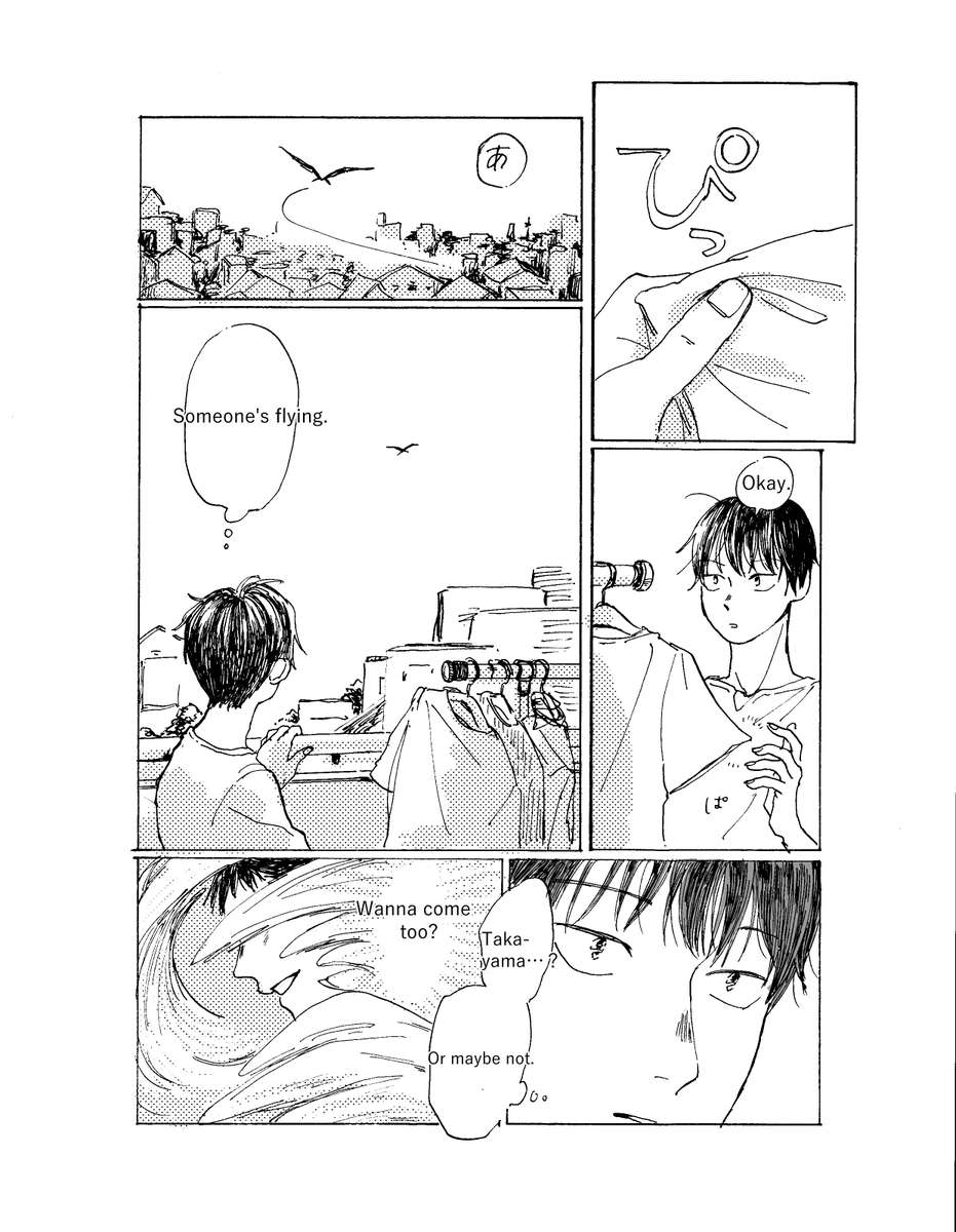 meko1616's tweet photo. 以前描いた鷹烏漫画の英訳版。すっっかり遅くなって申し訳ございません😭
※英語は拙いです。
① https://t.co/xwKsvWET3e