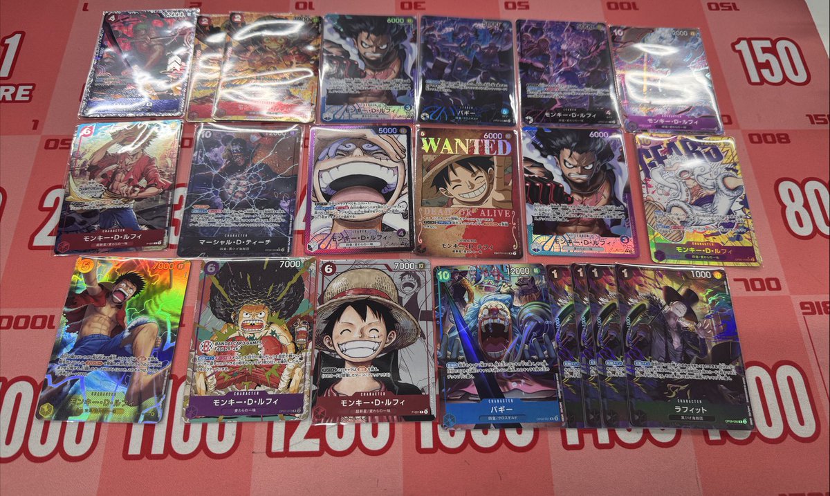 販売情報】 プロモやパラレル系のカード入庫致しました‼ ・ルフィも