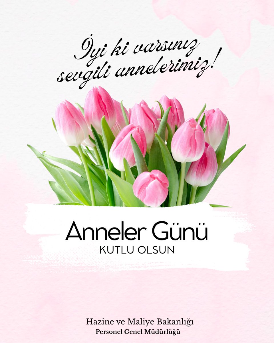 HmbPERGEN's tweet photo. Tüm annelerimizin Anneler Günü kutlu olsun, iyi ki varsınız 🌷
@HmbPERGEN https://t.co/jkBh8LmyX7
