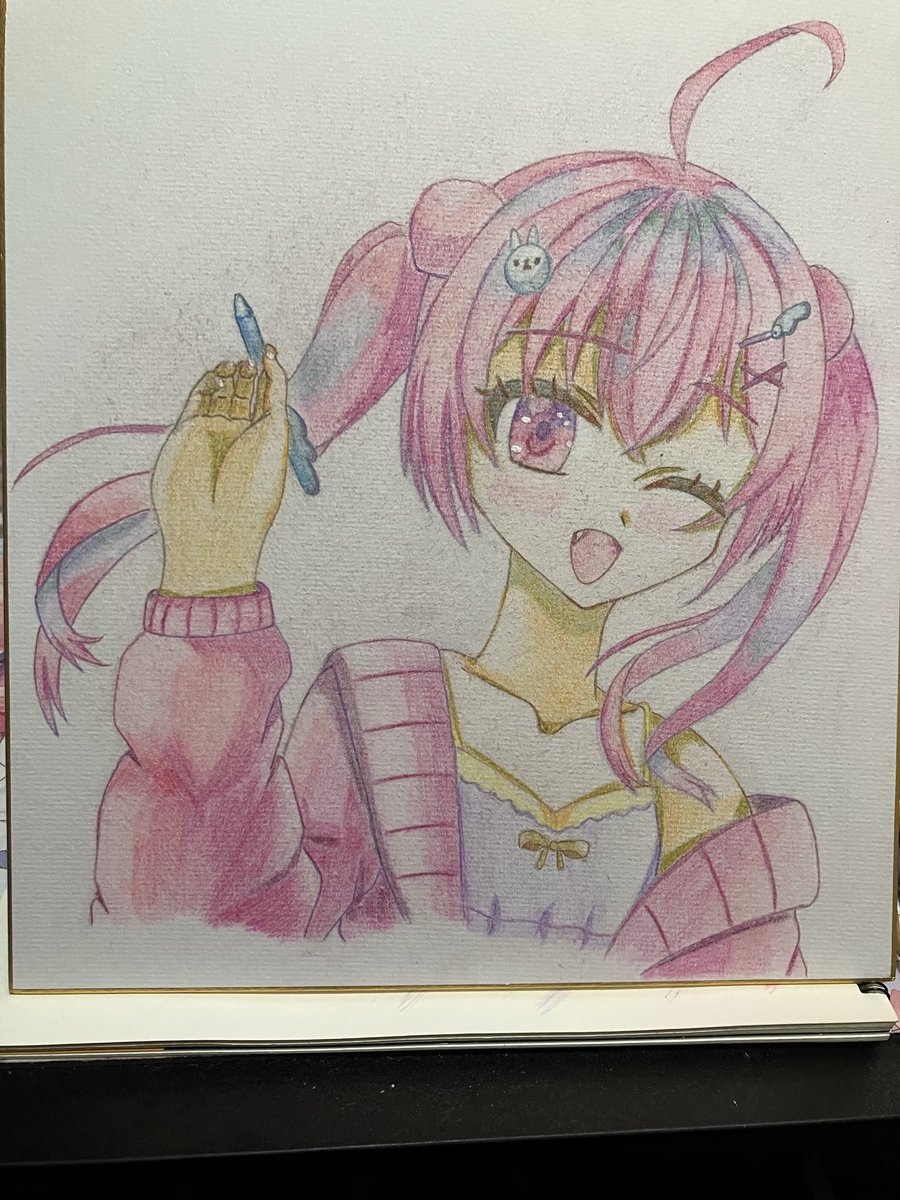 イラストレーターうさみゆうき様のファンアートを描かせて頂きました