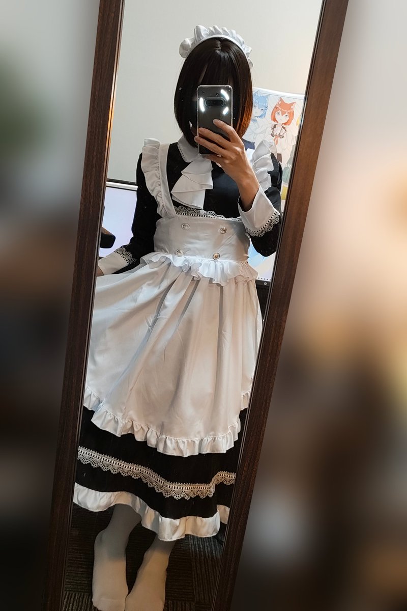 hapineko_sub's tweet photo. メイドさん！
#女装
#メイドの日 https://t.co/W6F87WF6sT