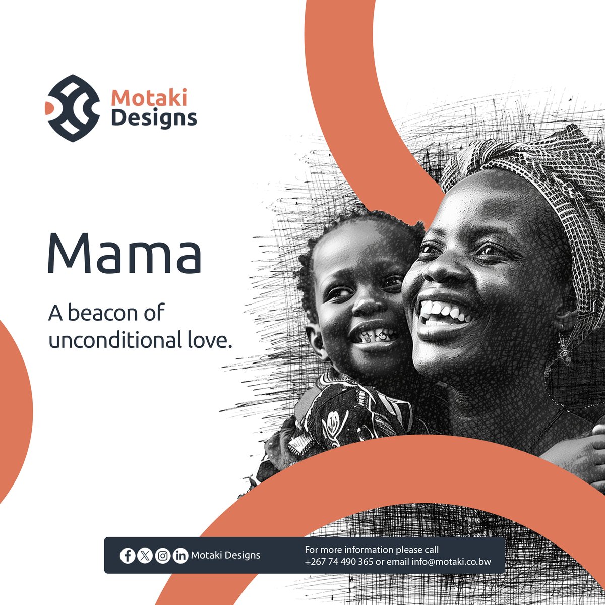 Motakidesigns's tweet photo. To the world, you are a mother, but to your family, you are the world... https://t.co/rG65dHidSQ