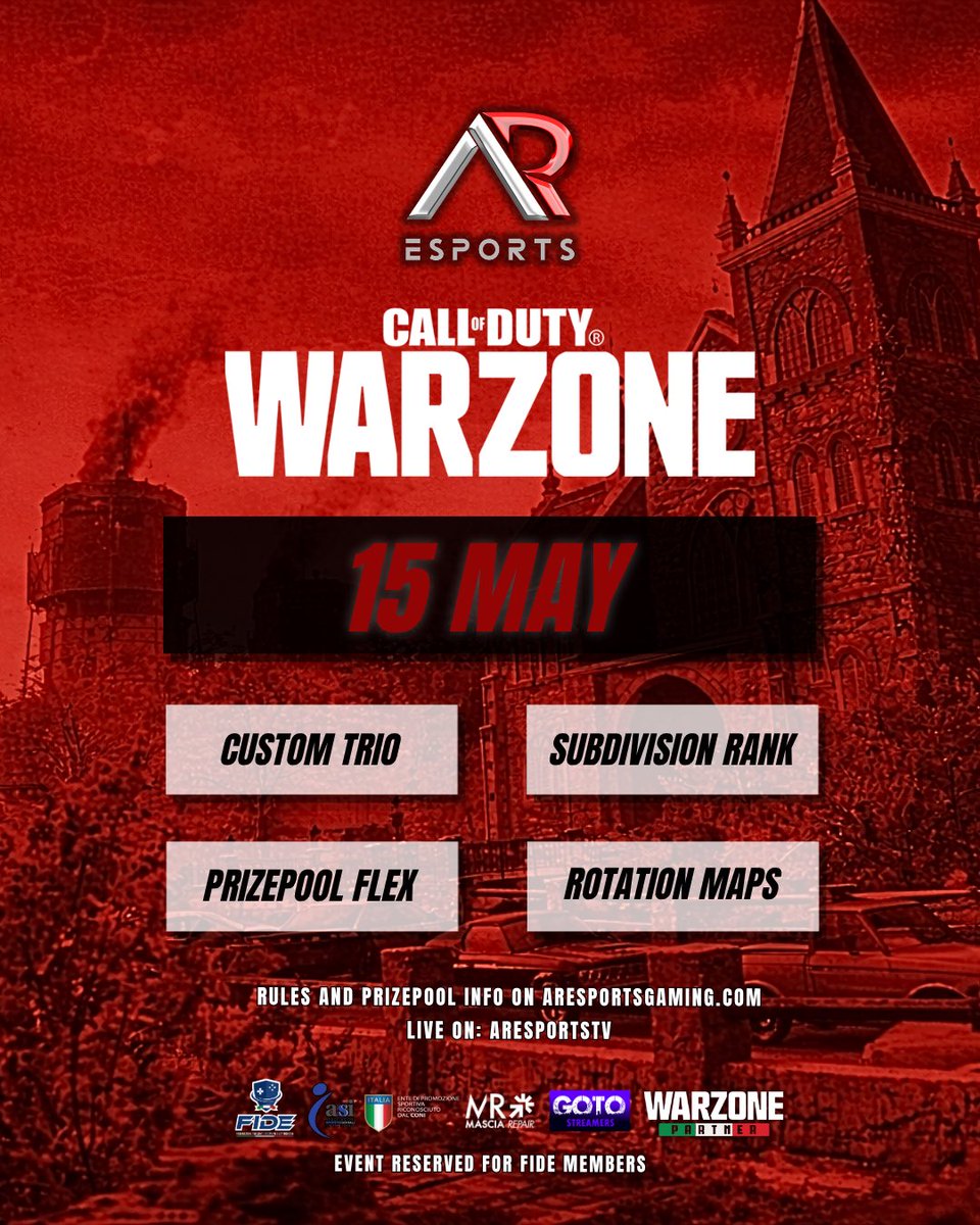 Ar Esports - Tournaments Warzone Call Of Duty tweet media