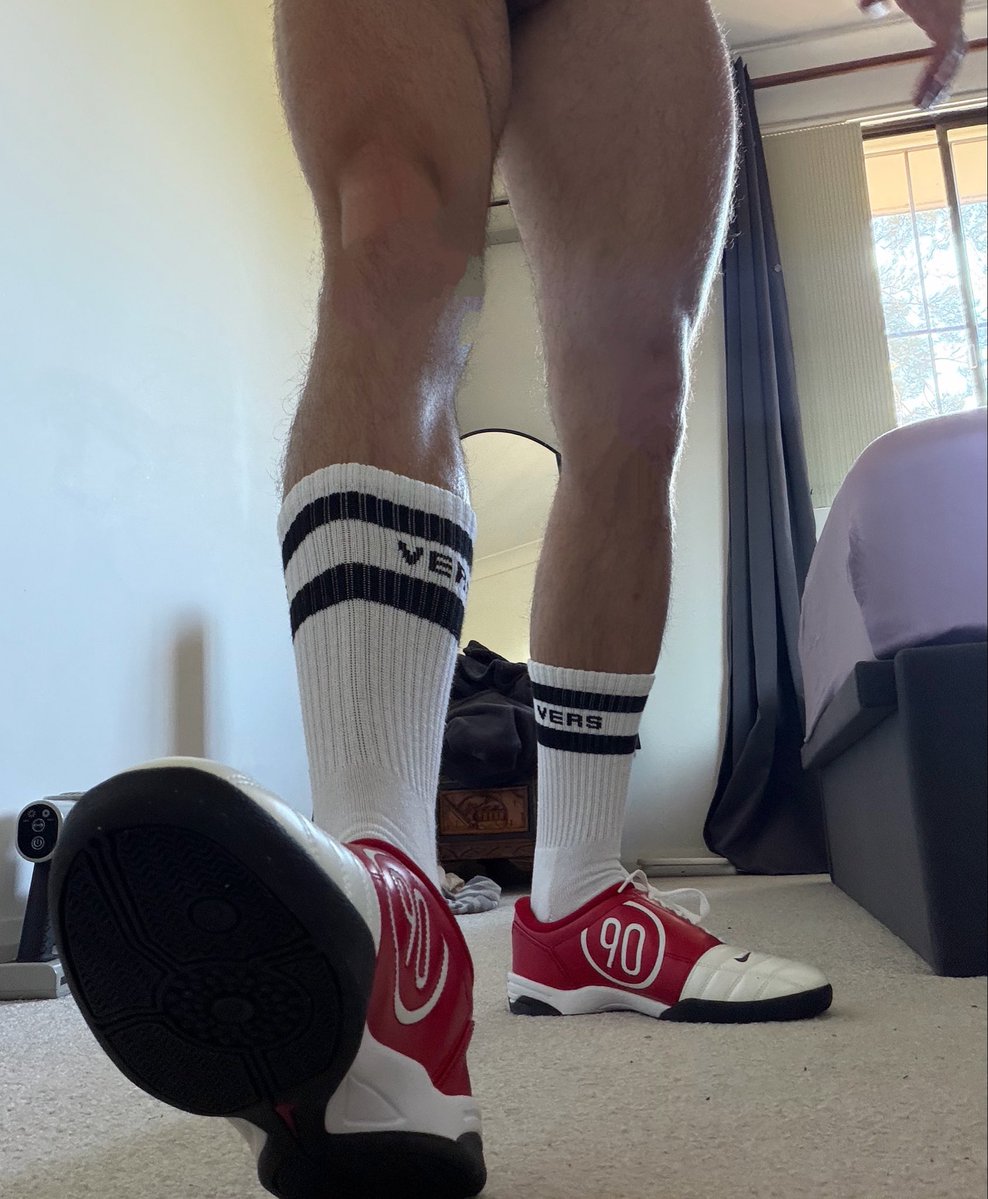 Who’s worshiping my new soccer boots first?