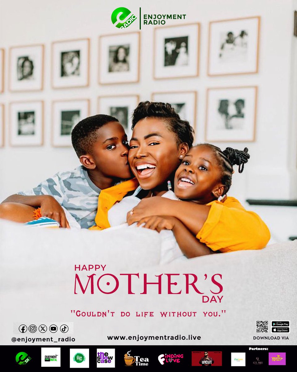 enjoyment_radio's tweet photo. Happy Mother’s Day to all the amazing mothers and mother figures out there! 👩‍🍼❤️
Thank you for your love, strength, sacrifices, and constant support.

From all of us at Enjoyment Radio &amp; Enjoyment Digital. 💐

#MothersDay #EnjoymentRadio #EnjoymentDigital #ForUsByUs https://t.co/ydddRFAGVE