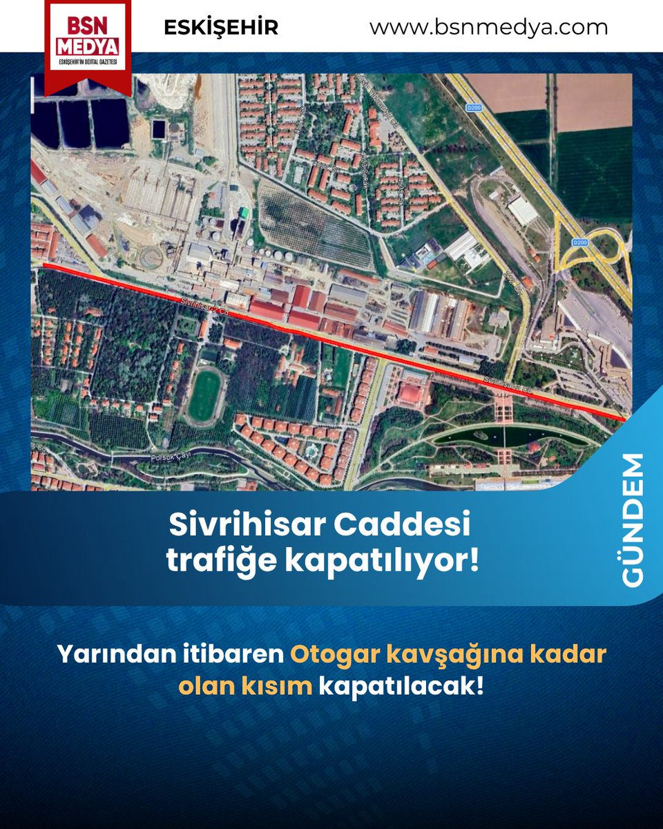 bsnmedya26's tweet photo. Cadde, 08.30 ile 18.00 saatleri arasında trafiğe kapatılacak. 
Sürücülerin trafik işaret ve işaretçilerine dikkat etmeleri ve alternatif güzergâhları kullanmaları gerektiğini belirtildi.

Ayrıntılar için 🔗
https://t.co/6w2uNpAUB4

#eskişehir #bsnmedya #gündem #sivrihisar #cadde https://t.co/UqorIk3Q4w
