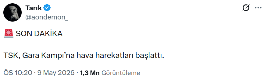 malumatfurusorg's tweet photo. Geçtiğimiz yıllarda Galatasaray'ın şampiyonluğunu ilan etmesinin ardından dolaşıma giren "TSK Gabar'da / Kandil'de PKK'ya yönelik harekât başlattı" mizahı bu yıl da yeniden yapıldı.
#operasyon #harekat #TSK #galatasaray #şampiyon