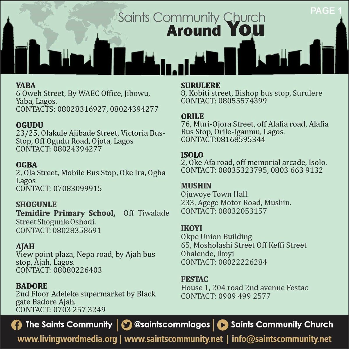 Saints Community Church tweet media