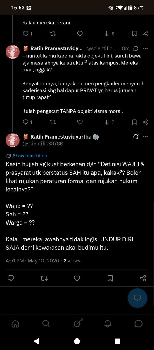 🦉 Ratih Vidyartha 🐘 tweet media
