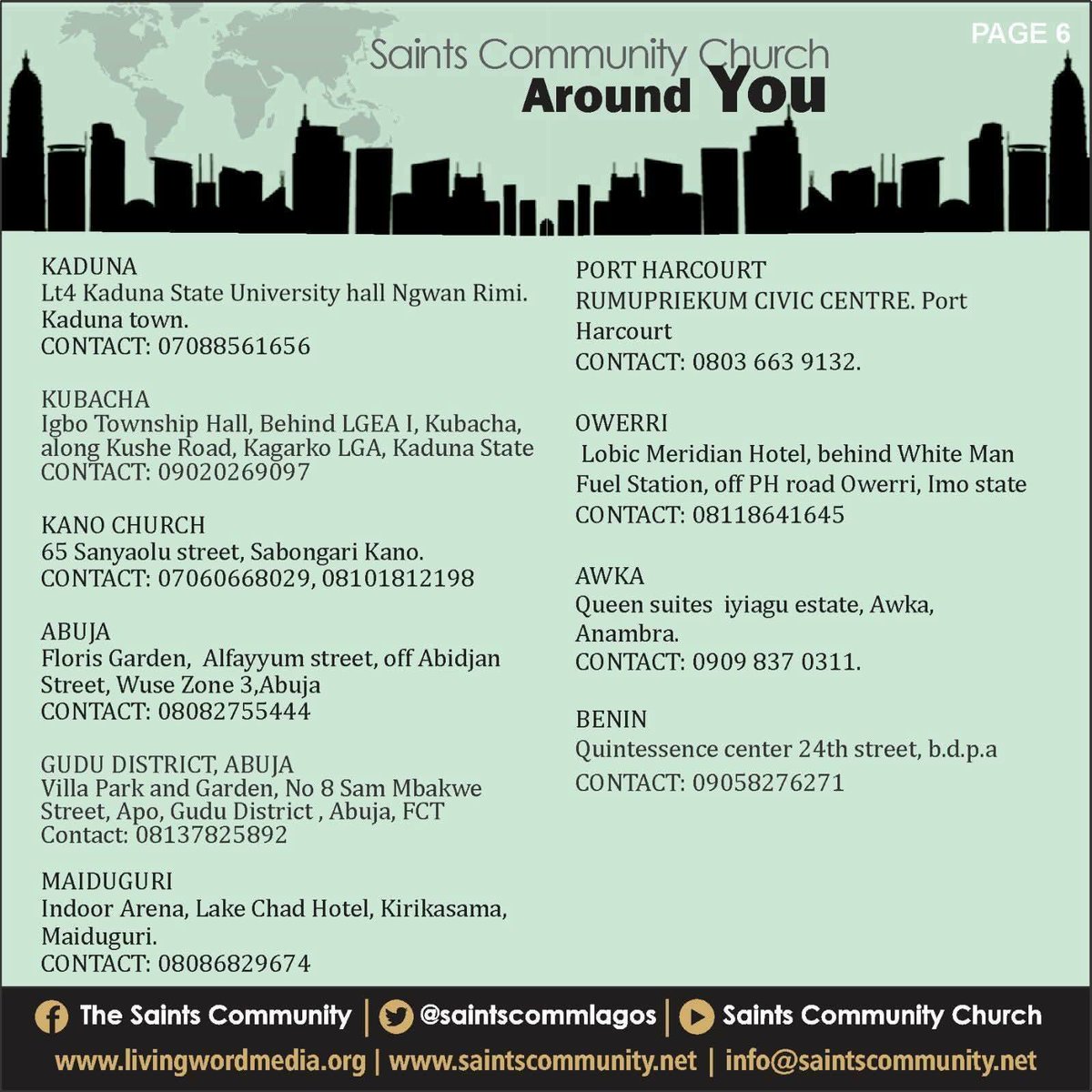 Saints Community Church tweet media