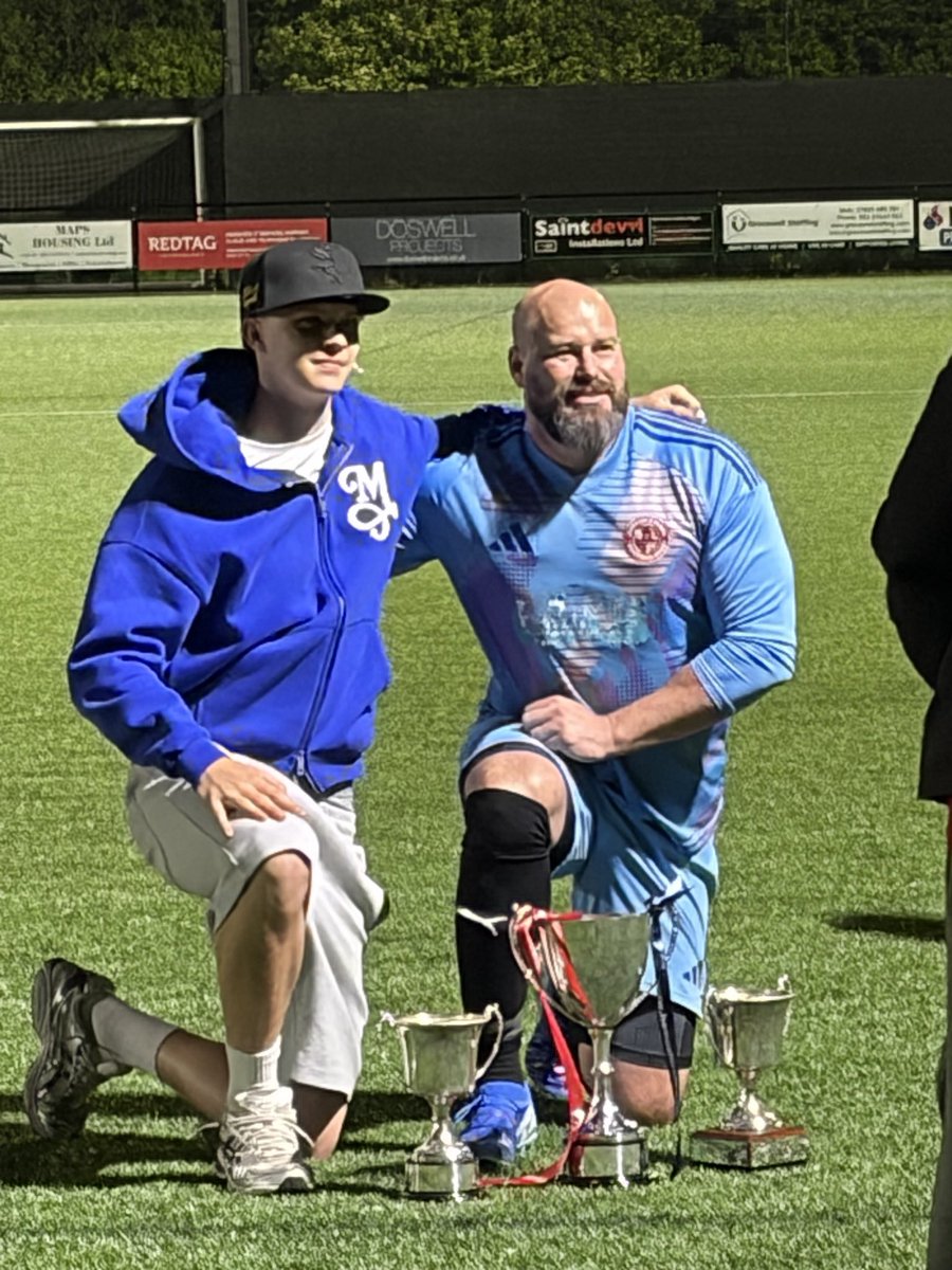 burchwise's tweet photo. Yesterday was a trophy day for the Burch family with Captain Meadow adding Players Player of the season to her league title π π π©· and Lee adding a treble of cup wins to his Teams Cup Final win π π π π #burstingwithpride #footballfamily #keepsmashingit https://t.co/DaKAXwsMYz