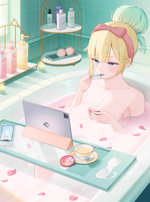 バスタイムエマちゃん #えまぁーと