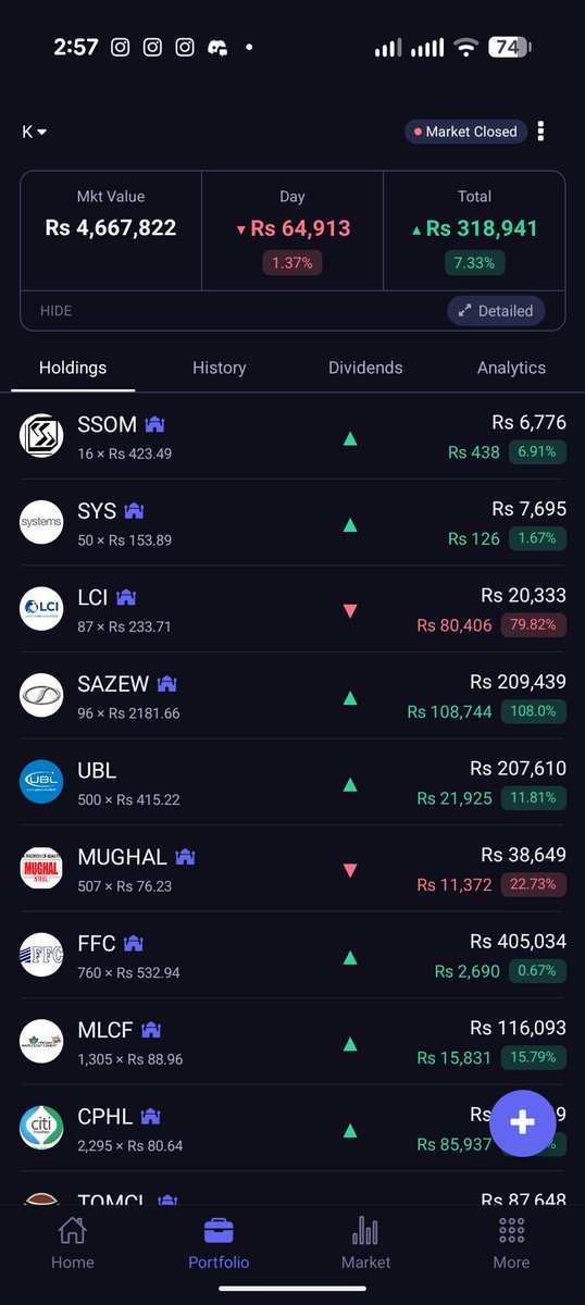 smartpsx_pk's tweet photo. Good news, Bad news guys 😅

The Good: New app update is out 🚀🚀🚀

Refreshed the app look, added logos to portfolio tab and added themes. Should be much more pleasant to use now InshaAllah. 4 themes + light/dark mode available. Go nuts 😃 https://t.co/ISbZHYnRol